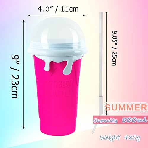 Miniatura 6 de Vaso para hacer granizados taza mágica para apretar congelada 169 onzas líquidas taza para apretar granizados para batido casero taza mágica para