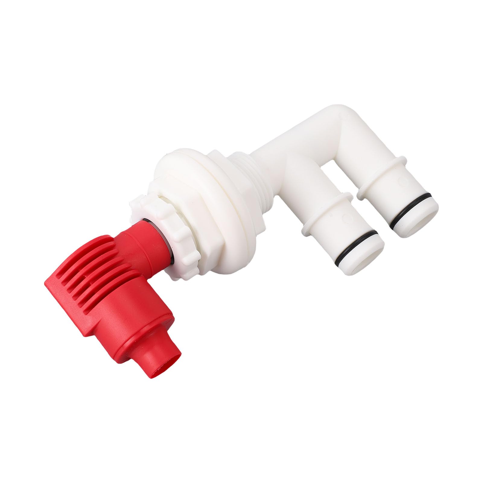 L'aérateur de Pompe Livewell S'oxygène Efficacement pour Les Puits Vivants de Bateau, Kit D'aérateur de Valve de Vidange de Montage de 1-1/16 Pouces pour Les Pêcheurs Marins