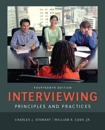 Interviewing: Principles and Practices by Charl... B019NE51U2 Book Cover