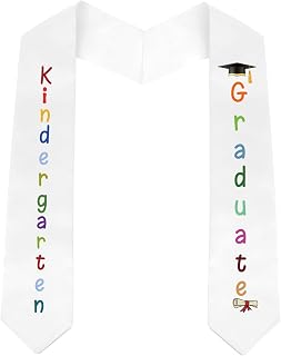 Kindergarten Graduation Sash 2026 Unisex Kindergarten Preschool Graduation Stole for Kids Class Pre k Graduate Gift