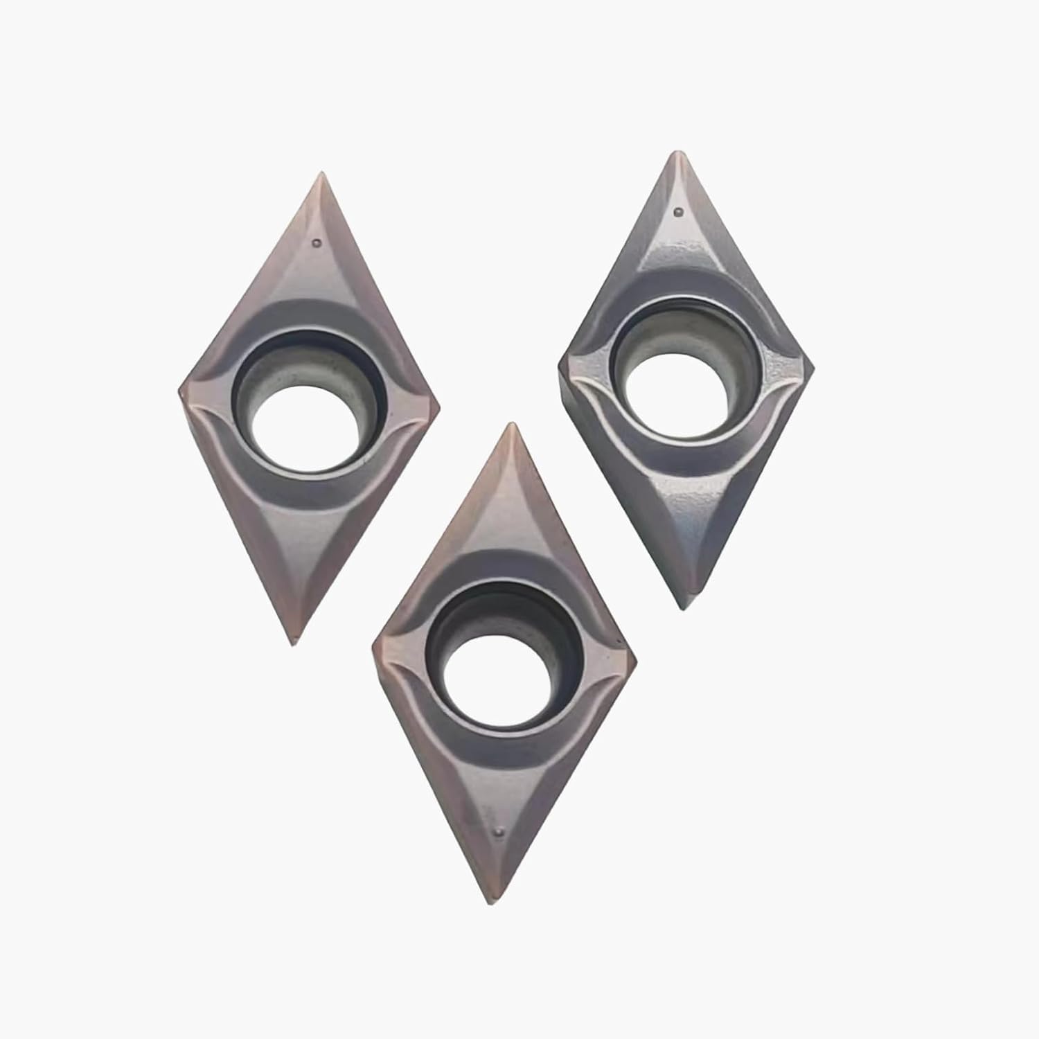 10PCS DCGT11T301 DCGT11T302 DCGT11T304-ML KT8060 Carbide Inserts Indexable Lathe Milling Inserts Turning Tools for Steel and Stainless Steel(DCGT11T304-ML KT8060)