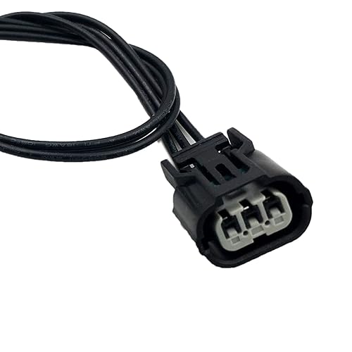 Conector de interruptor de sensor de presión de aceite compatible con Honda Odyssey Pilot Civic Insight Acura MDX RDX 38260-RNA-A01 Negro