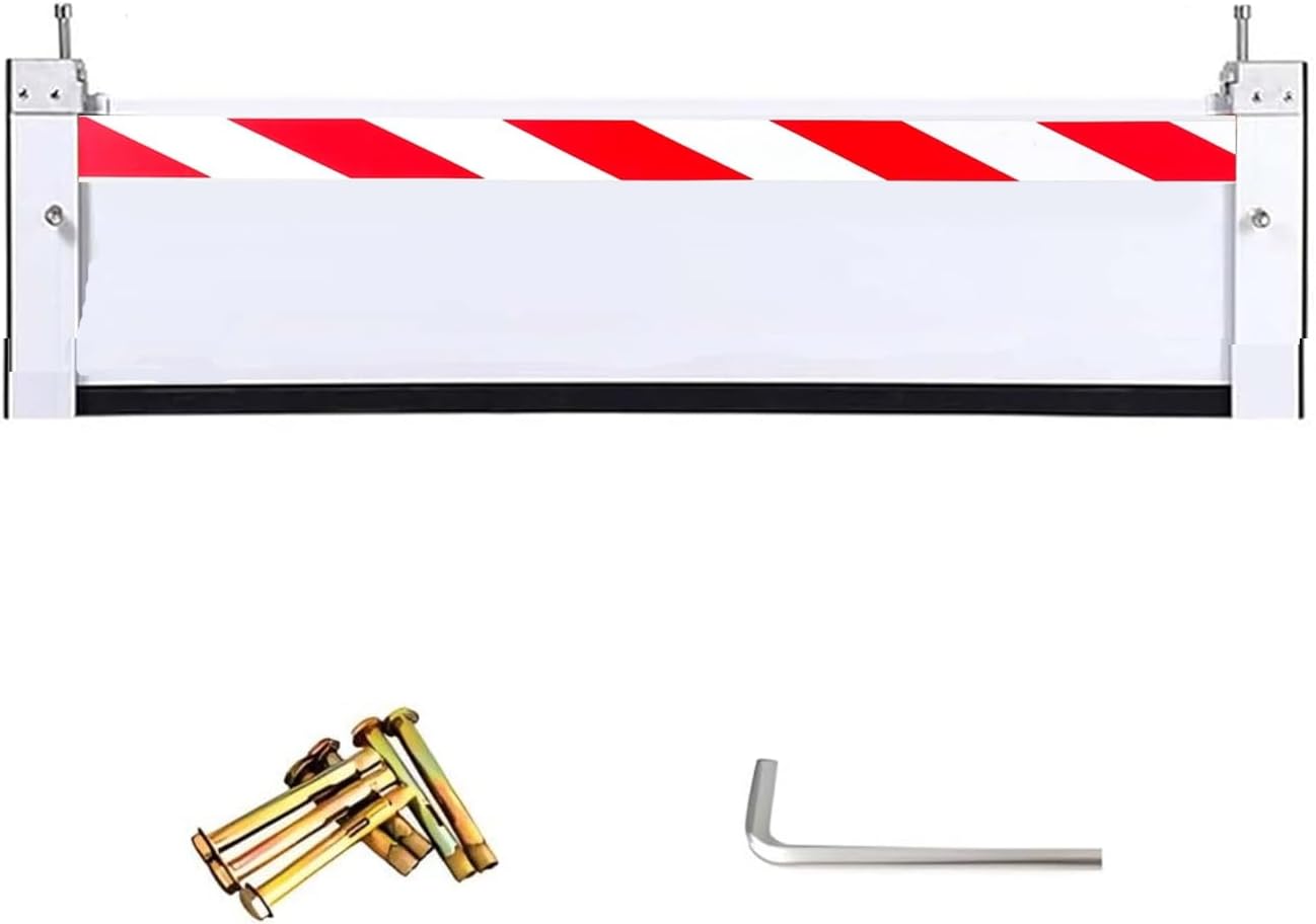 Aluminum Detachable Flood Barrier – Reusable Water Retaining Plate, Ideal for Home, Garage Warehouse(Exterior,127 * 20cm)