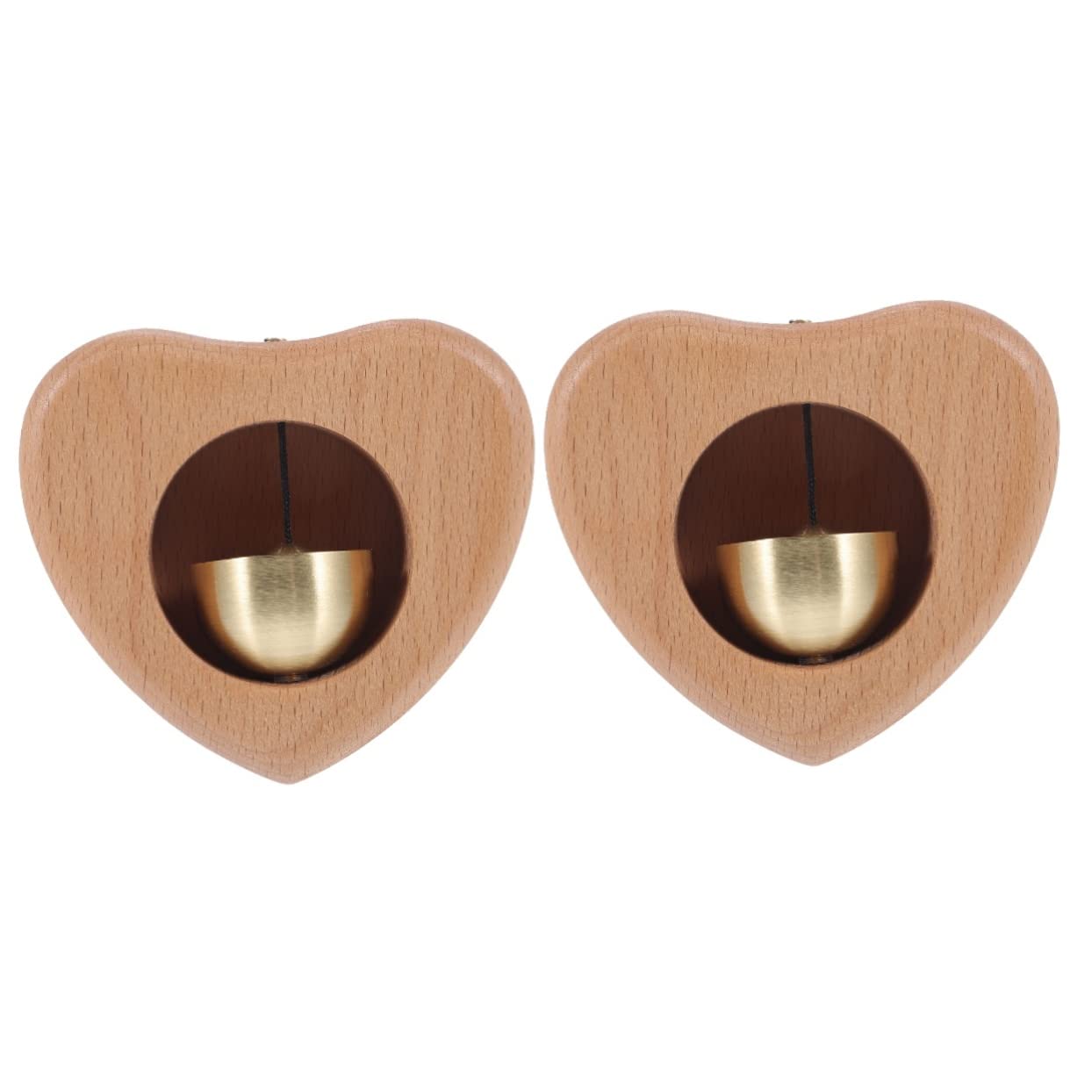 Cloche de porte en forme de cœur Uonlytech magnétique pour apporter de la poésie à votre décoration