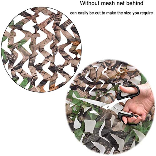 Fulllit Camo Netting, Camouflage Netting, Hunting Blind Camo Net, Army Party Decorations, Sunshade Fence Nets, Lightweight, Bulk Roll, Mesh, Great For Camping, Shooting, Photograph, Car Cover, Outdoor #TOP2