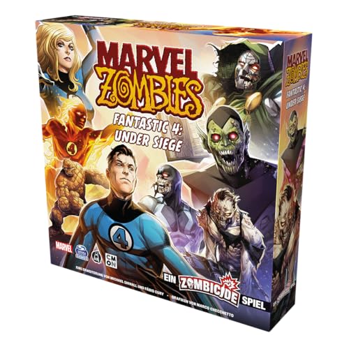 CMON, Marvel Zombies: Fantastic 4 Under Siege, A Zombicide Game, Expansion, Connoisseur Game, Dungeon Crawler, 1-6 Players - Image 3