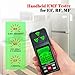 EMF Meter, 3-in-1 Portable Electromagnetic Field Radiation Detector Handheld EMF Tester for EF, RF, MF, WiFi Signal, Radio Frequency Detector Suitable for Home Office EMF Inspections Ghost Hunting