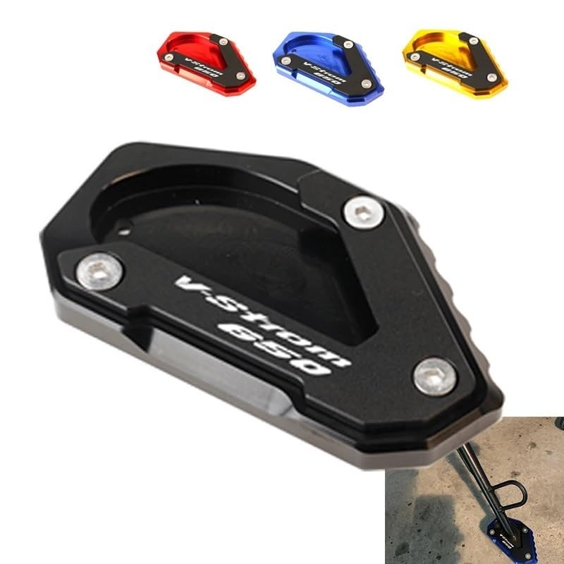 Extension béquille latérale V-STROM 650 plaque support CNC - 2