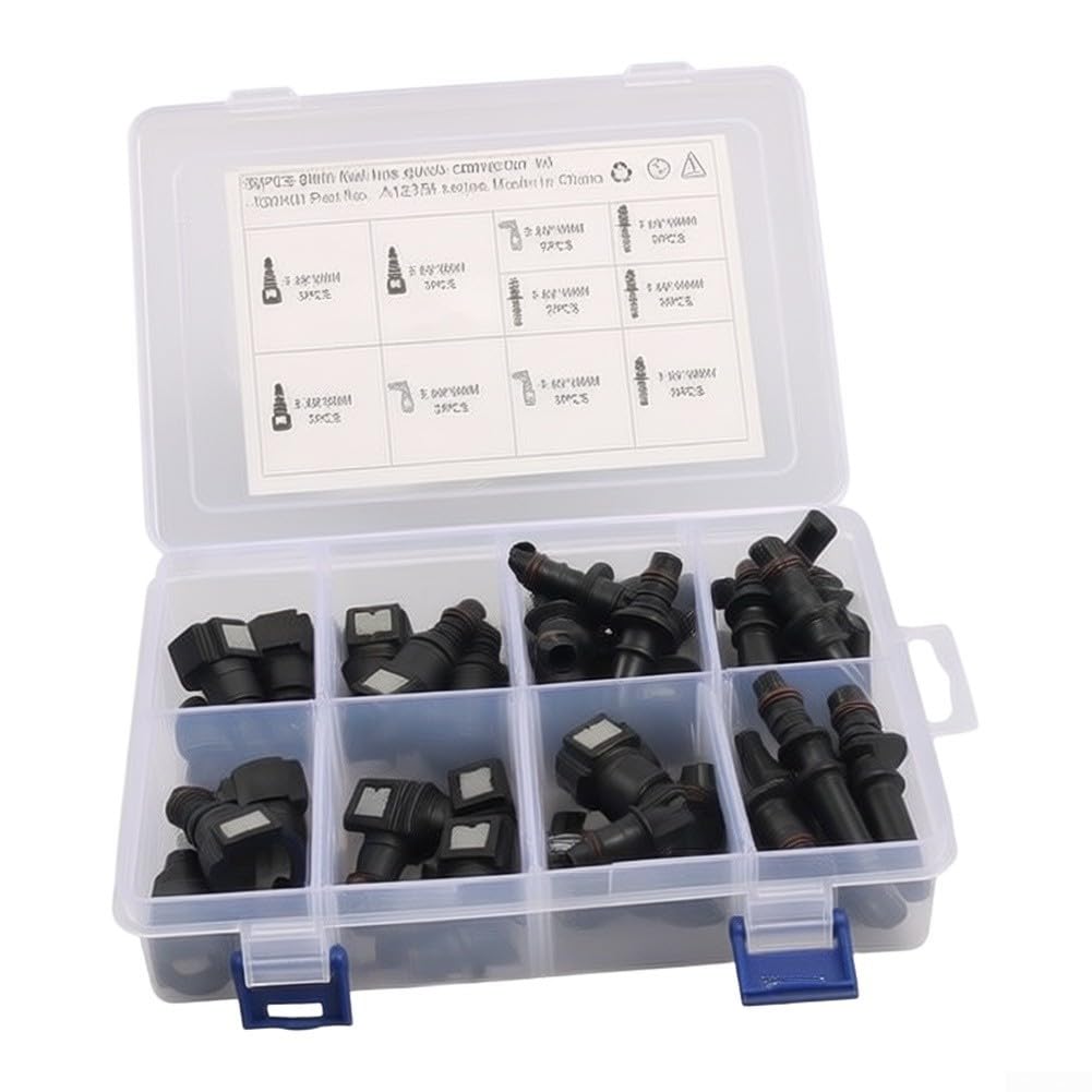 36er Set Nylon Schlauchverbinder 9.89 7.89 7.49mm(36-piece)