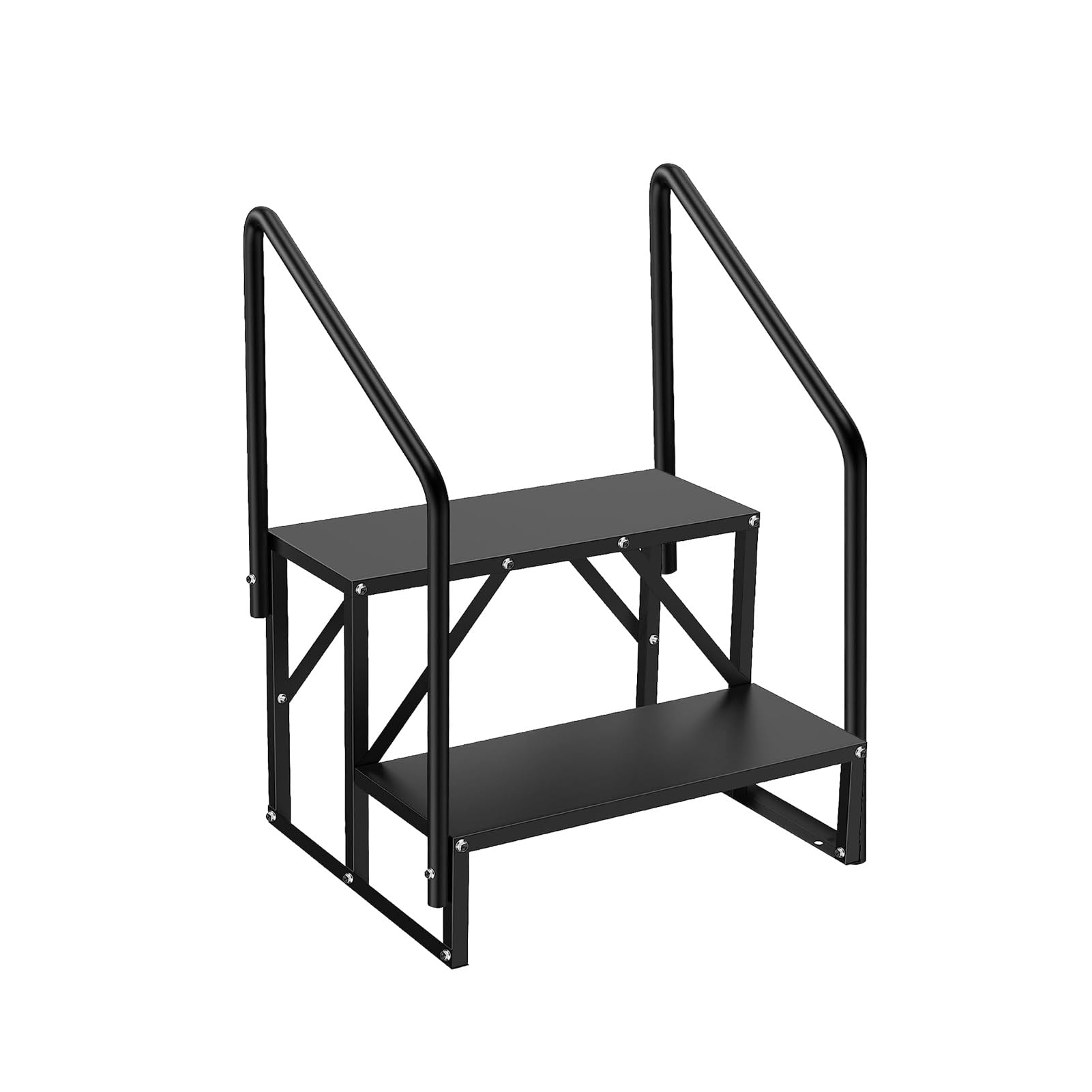 Buy Hot Tub Steps with 2 Handrails, 1 RV Step Stool Ladder, RV Stairs
