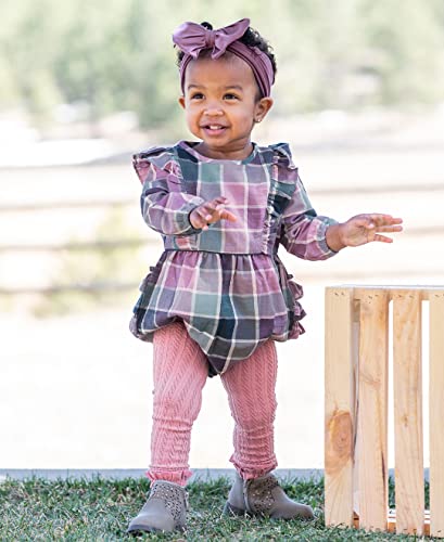 Image of RuffleButts Baby /Toddler Girls Footless Ruffled Tights