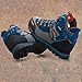 Men's Waterproof Hiking Boots Mid Windproof Trekking Trails Mountaineering Shoes Men's Fashionable Outdoor Sneakers (Color : Blue, Size : 11)