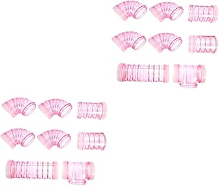 FRCOLOR 2 Conjuntos De Hamster Labirinto Tubo Pet Esconderijo Cabana DIY Acessórios Hamster Brinquedo Exercício Trilha Tubo Rato Themberchaud Pelúcia DIY Kits Cobaia Labirinto Tubo