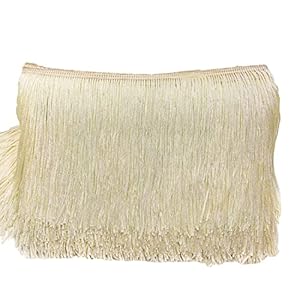 Duories Beige Fransenborte 10cm x 5m