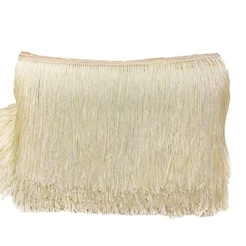 Duories Beige Fransenborte 10cm x 5m
