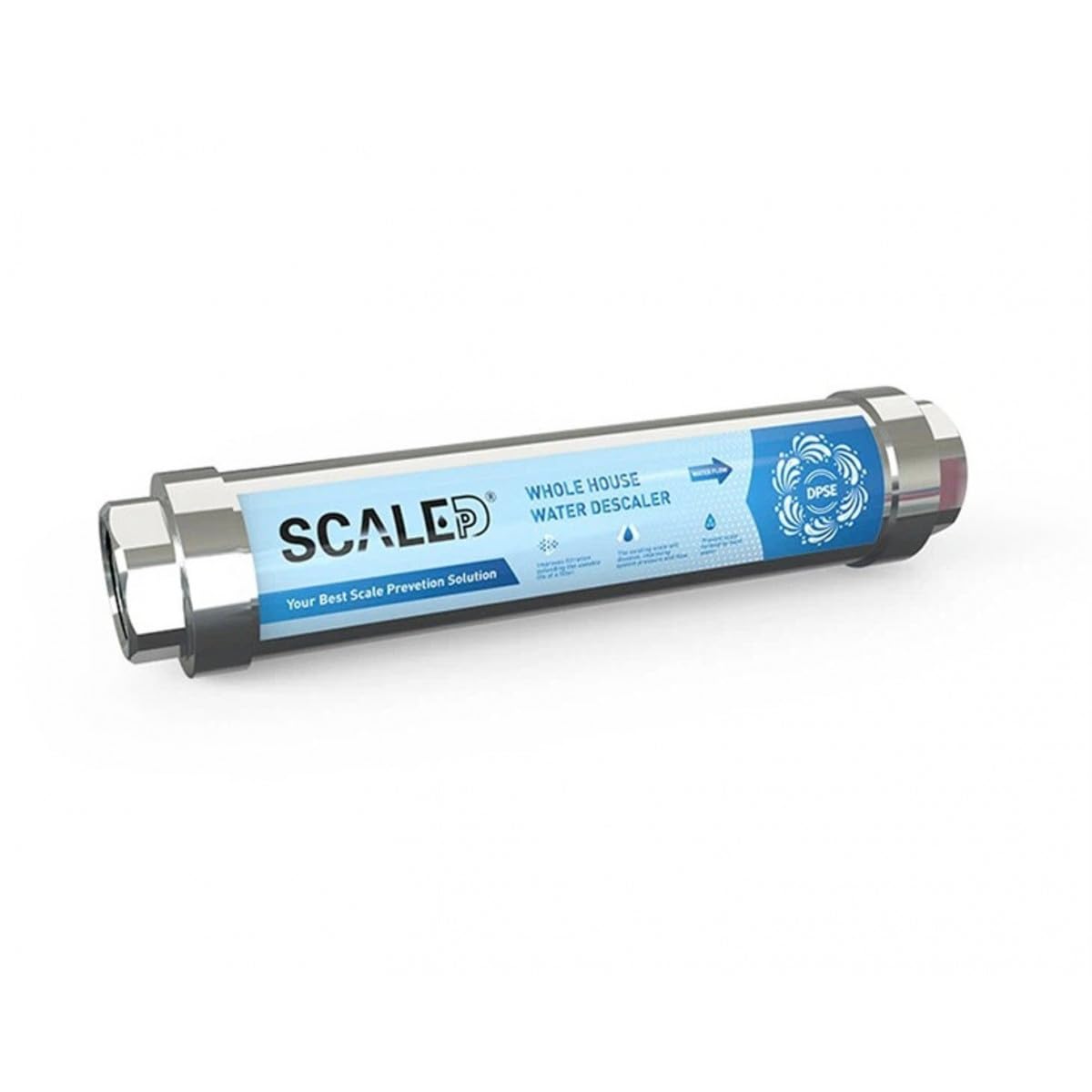 Desineo Filtre Anti Calcaire Magnétique Petit Volume pour Chauffe-Eau, Générateur de Vapeur, Cuisine Salle de Bain