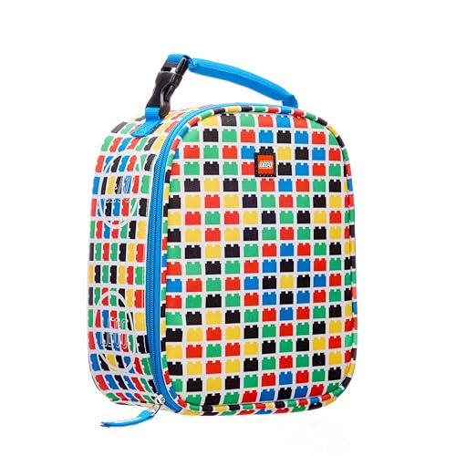 LEGO Kids Classic Heritage Lunch Box, Insulated Soft Reusable Lunch Bag Meal Container for Boys and Girls, Perfect for School or Travel, Meal Tote...