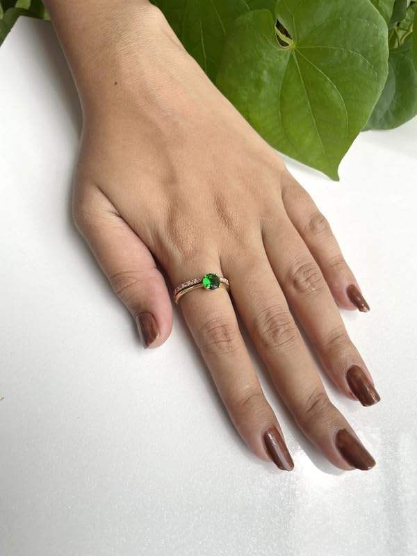 Purple Amethyst & White Diamond Open Wedding Band For Women, 14k Gold Finish Amethyst Wedding Band, Ladies Alternate Diamond Ring