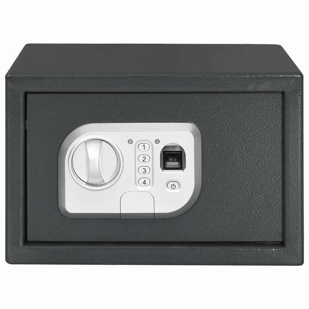 Genérico Caja Fuerte Digital Gris Oscuro 31 x 20 x 20 cm Acero,Seguridad empresarial y del hogar,Cajas fuertes-42011310