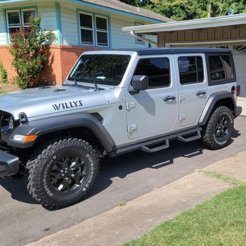image for SMANOW Drop Down Running Boards Compatible with Vehicle 2007-2018 Jeep