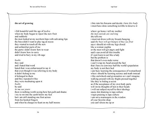 The Sun And Her Flowers #TOP5