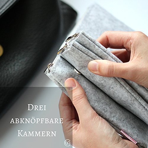 Classic Slash, Beauty Case, Hellgrau/Pink (grigio