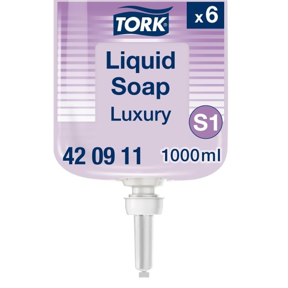 Tork luxuriöse Flüssigseife S1, Blütenduft, 6 × 1.000 ml, 420911