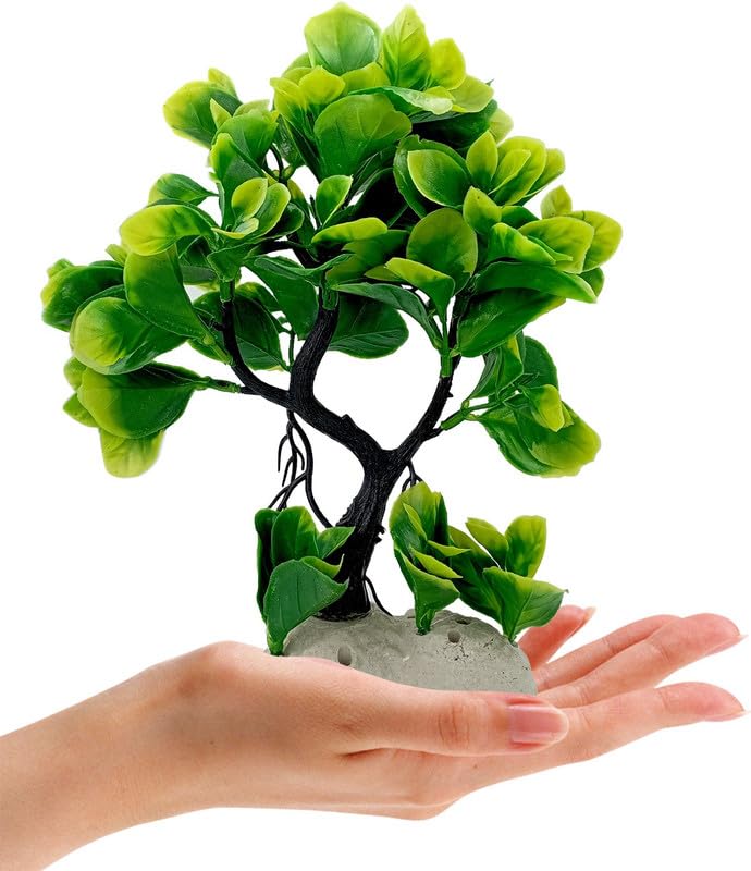 Jainsons Aquarium Plants Fish Tank Decorations Height 9.5 inch Plastic Artificial Plant Goldfish Waterscape Fish Hides Bonsai Tree | Lemon Tree Bonsai Plant (B0D2J5X6DV) Amazon Price History, Amazon Price Tracker