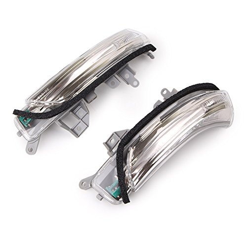 GZYF Left Right Rear Sideview Mirrors Turn Signal Light Lamp Replacement for Toyota WISH/PRIUS/REIZ/MARK X/CROWN/AVALON