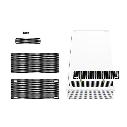 Gotruth Series S 7 Silicone Dust Plugs And 4 Pvc Meshs Set,Usb Hdmi Lan Power Cd-Driver Interface Anti-Dust Cover Dustproof Plug For Xbox Series S Console Accessories-11Pcs (Xbox Series S, Black 2) #TOP4