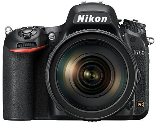 Nikon D750 Juego de cámara SLR 24,3 MP CMOS 6016 x 4016 Pixeles Negro - Cámara Digital (24,3 MP, 6016 x 4016 Pixeles, CMOS, Full HD, 750 g, Negro)
