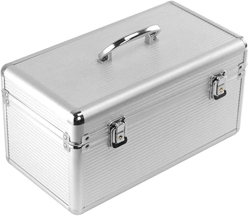 Miniatura 6 de Maleta de protección SATA HDD de aluminio y EVA de 2.5 pulgadas3.5 pulgadas, maleta para disco duro de 8 x 3.5 y 6 x 2.5 pulgadas