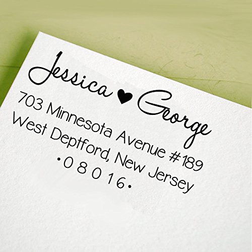 Self Inking Return Address Rubber Stamp Personalized Custom Wedding Stamp Proposal Gift Idea #TOP1