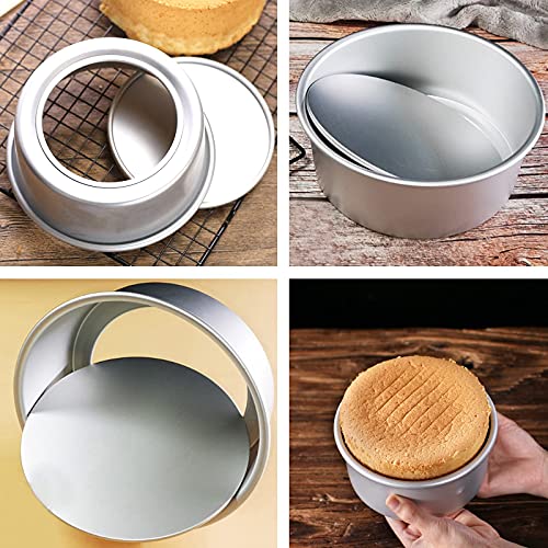 AILANDA 2 Pezzi Tortiere Rotonde in Alluminio