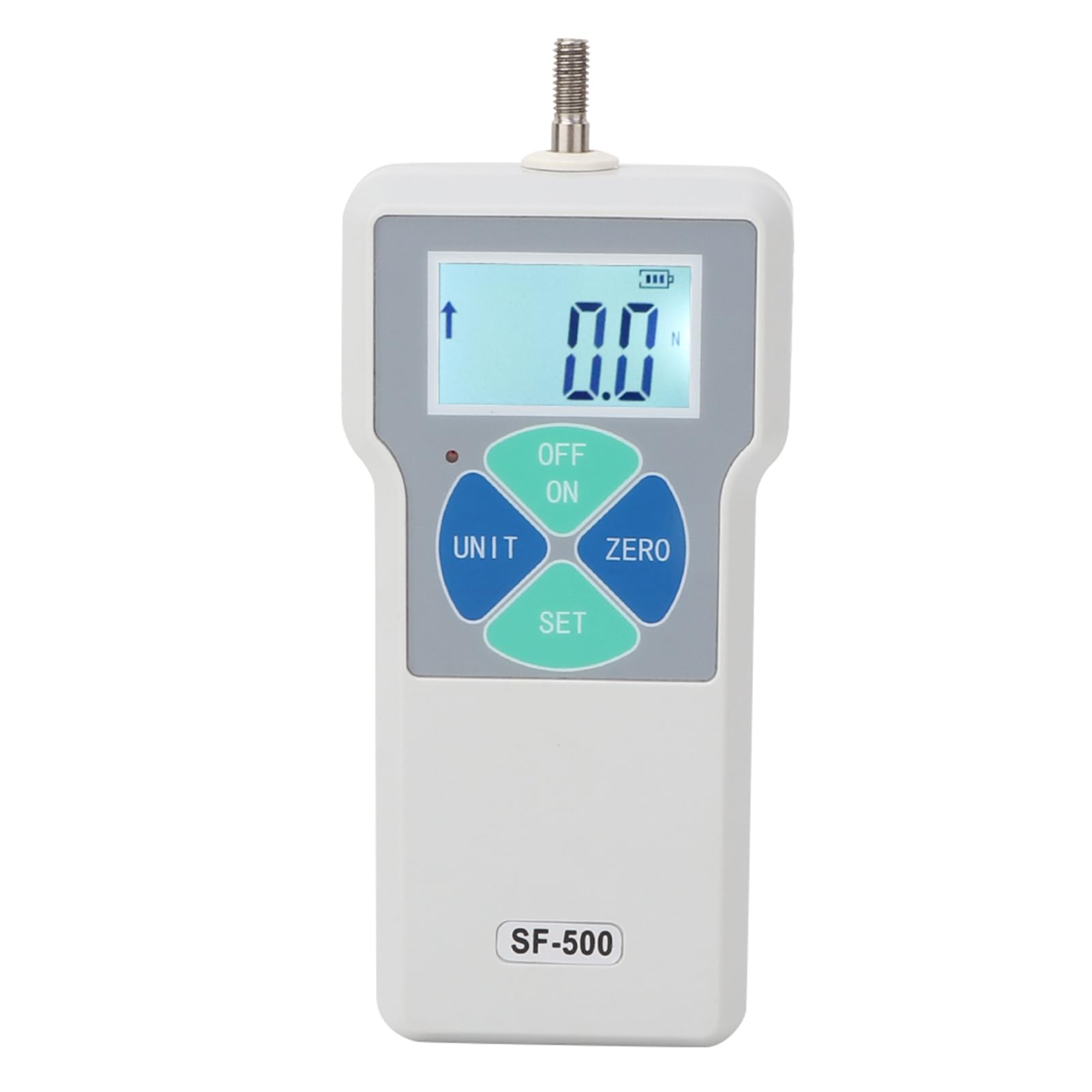 Jauge de Force Numérique SF-500, Jauge de Force Portable 500N 100-240V avec Batterie au Lithium 3,7V (Prise UE)