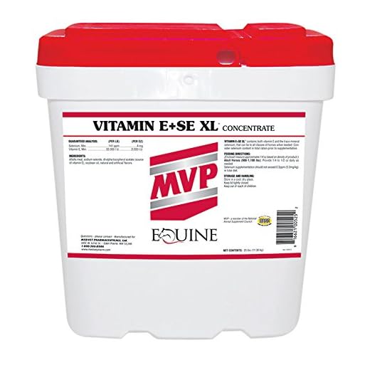 Vitamin E/SE XL (25lb) Concentrated Formula to Support Healthy Muscle Function in Horses