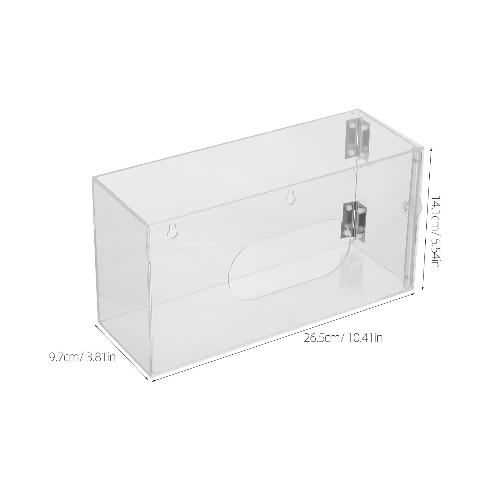 Dispensador de Acrílico Transparente, Montaje en Pared