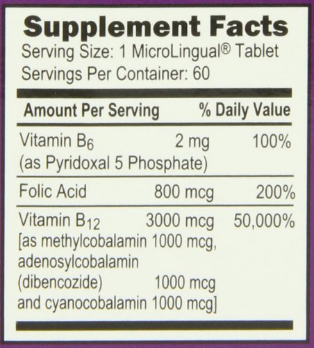 Superior Source No Shot Triple B12 3,000 Mcg, Quick Dissolve Sublingual Tablets, 60 Ct, Methylcobalamin, Adenosylcobalamin, Cyanocobalamin, B6, Folic Acid, Cognitive Support, Heart Health, Non-Gmo #TOP6