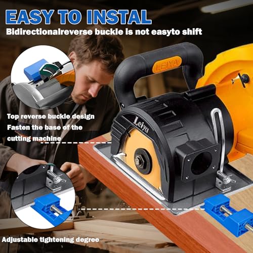 Adjustable Cutting Machine Base Guide,New Electric Circular Saw Milling Positioning Clamp,Ositioning Clamp Precision Wood Cut,For Professionals And Diy Enthusiasts(1 Pcs)