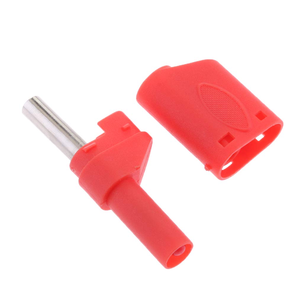 Phenovo Safety Fully Insulated Stackable 4mm Male Banana Plug