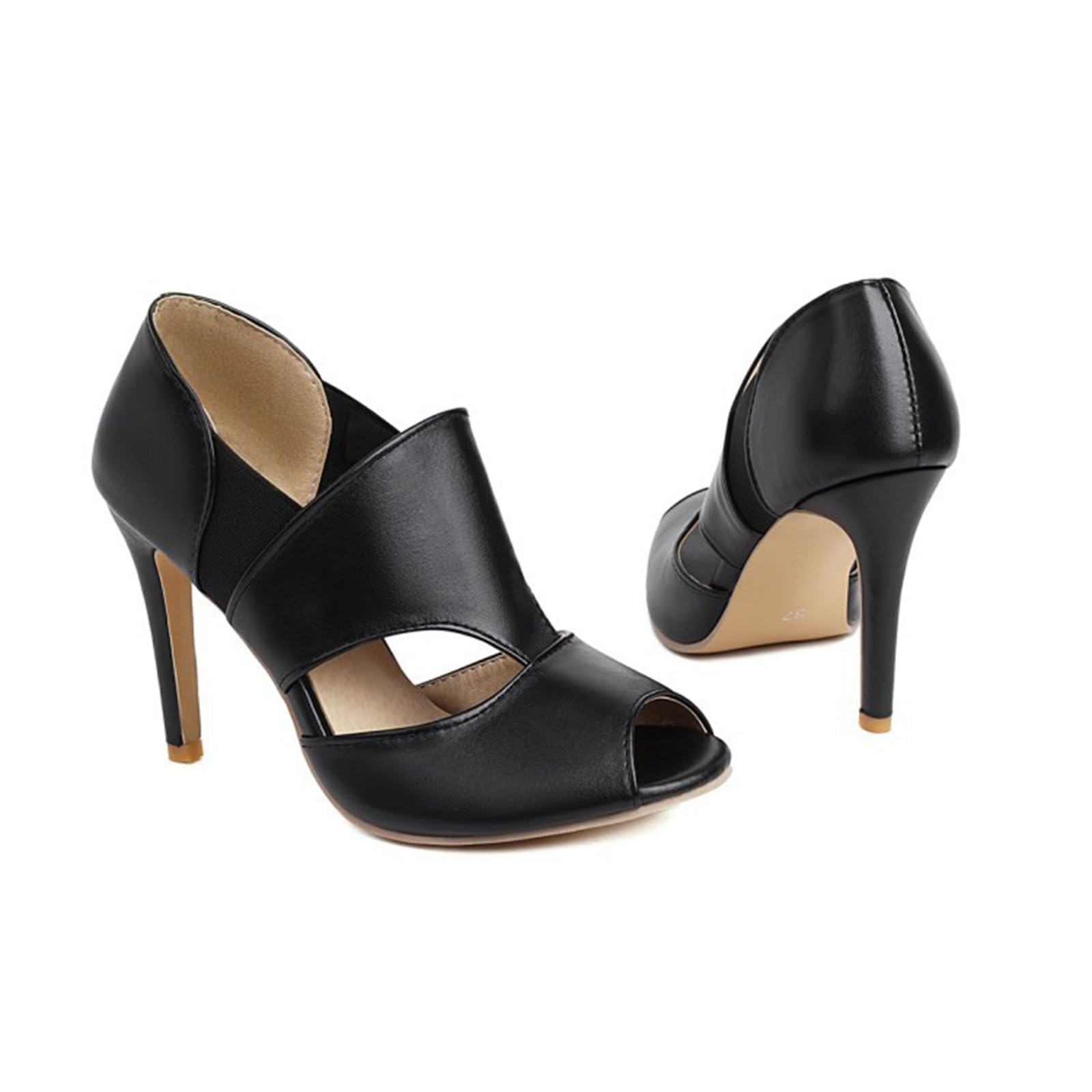 10CM/3.9IN Tacchi Alti Tacchi A Spillo da Donna Sandali alla Caviglia Cinturino Abito da Sposa