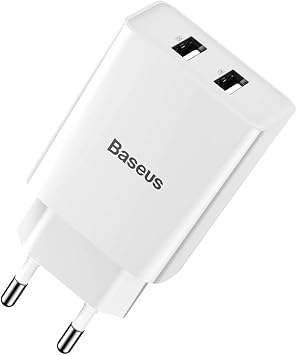 Baseus Speed Mini Dual Seyahat  arj , 10.5W, Beyaz