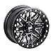 TUSK 4/156 Nebo Beadlock Wheel 14x7 5.0 + 2.0 Machined/Black Compatible with POLARIS RZR/General/Ranger KAWASAKI KRX/Ridge/Mule Pro YAMAHA RMAX/YXZ
