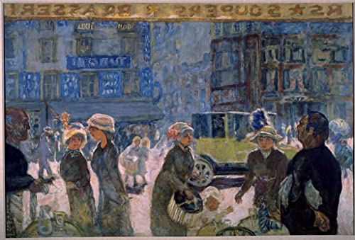 Tableau Place Clichy Pierre Bonnard | Solution pour embellir un grand mur vide