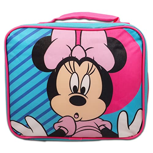 Classic Disney Lancheira Disney Minnie Mouse Conjunto de Materiais Escolares ~ Minnie Lunch Box Set