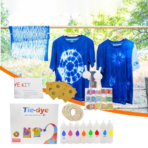 Kit de teinture tie dye pour vêtements et création textile maison - 3