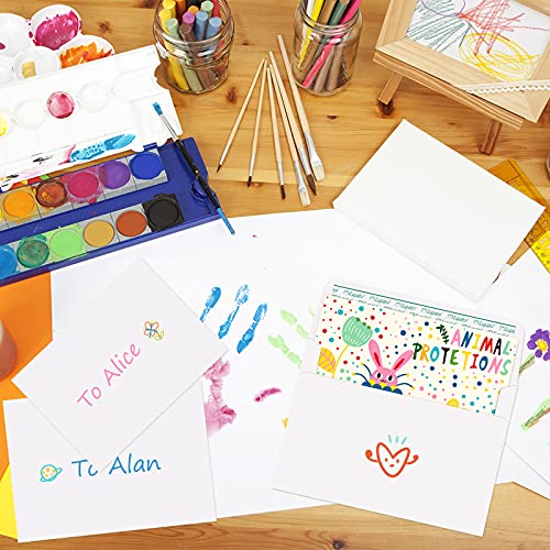 Eupako A4 White Photo Envelopes 4X6, 100 Pack Self Seal Envelopes For 4X6 Cards, Photos, Invitations, Wedding, Graduation, Baby Shower, 4.25 X 6.25 Inches #TOP4