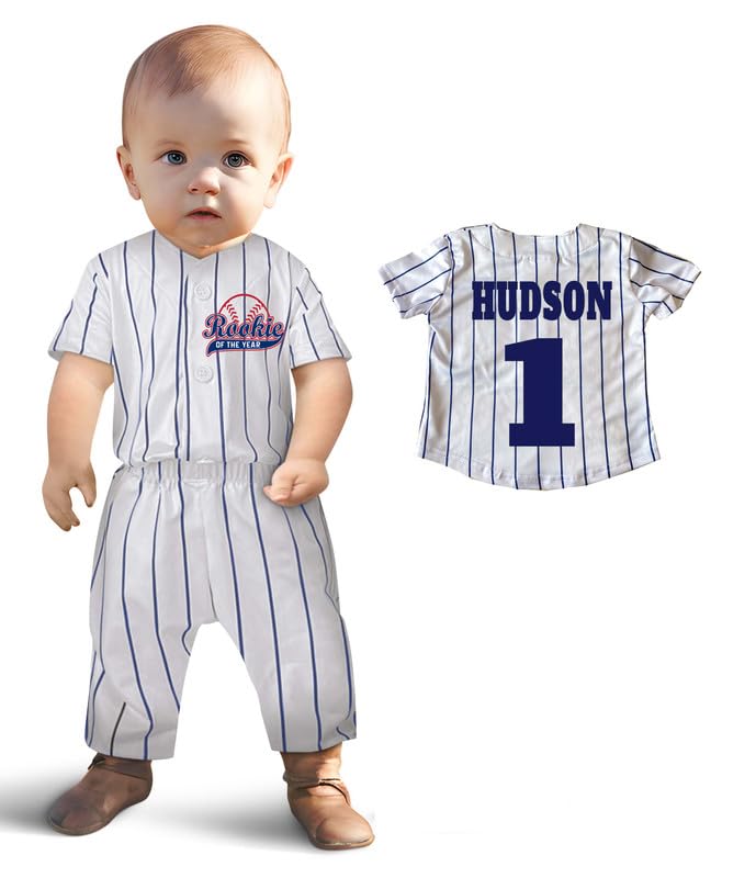 Fairy Godmother Rookie of the Year First Birthday Baby Boy Custom Outfit For One Year Old Kids