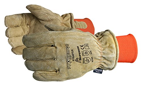 Gants Snowforce cuir congélateur GLV anti-froid avec isolation thermique et haute dextérité