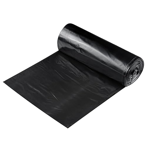 Miniatura 9 de RW Clean - Bolsas de basura de 55 galones, 100 forros para cubos de basura de alta resistencia, se adaptan a botes de basura de 55 a 60 galones,